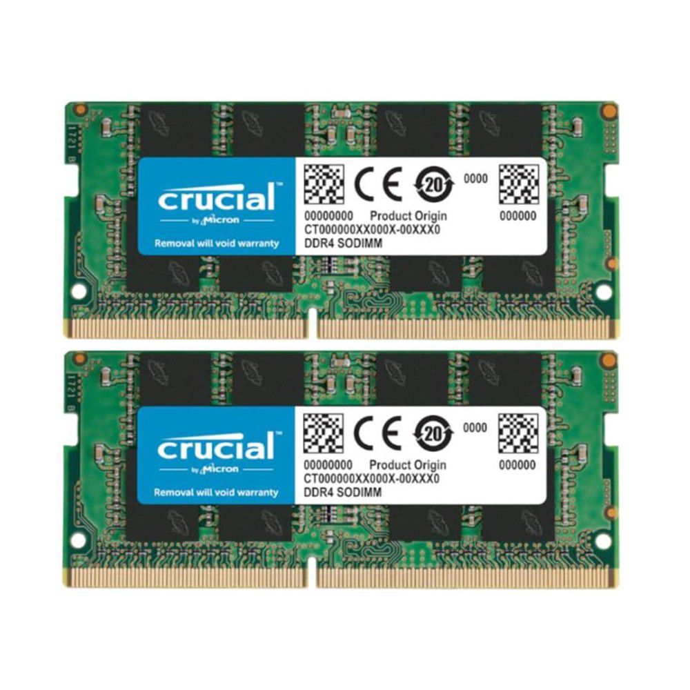 Crucial 8GB DDR4 3200 MHz SO-DIMM Single Ranked Notebook Memory – 2 Pack –  Raines Africa