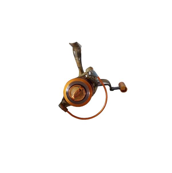 QUNHAI MA5000 Spinning Reel – Camouflage with Orange Accents