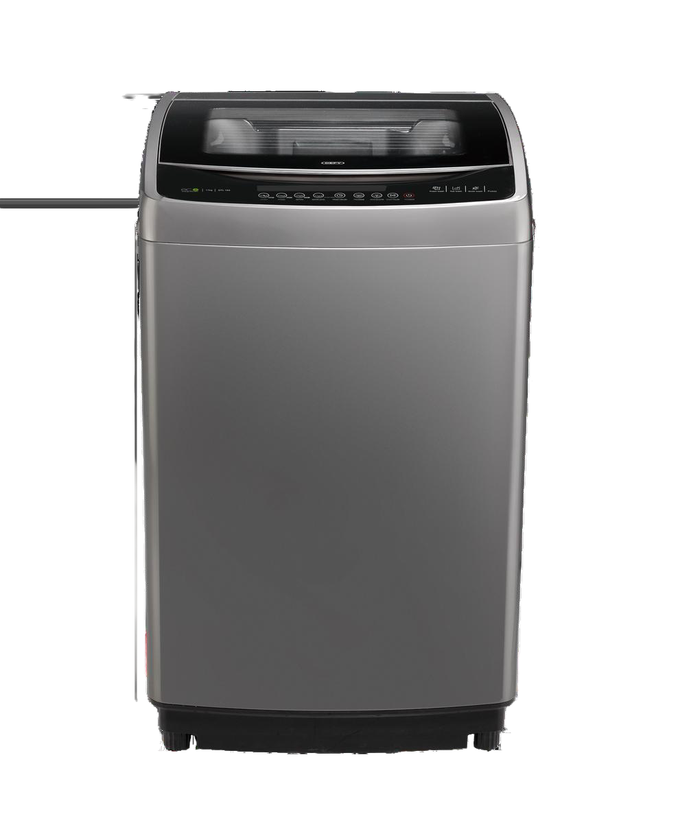 Defy 17KG Top Loader Washing Machine Silver Inox DTL153