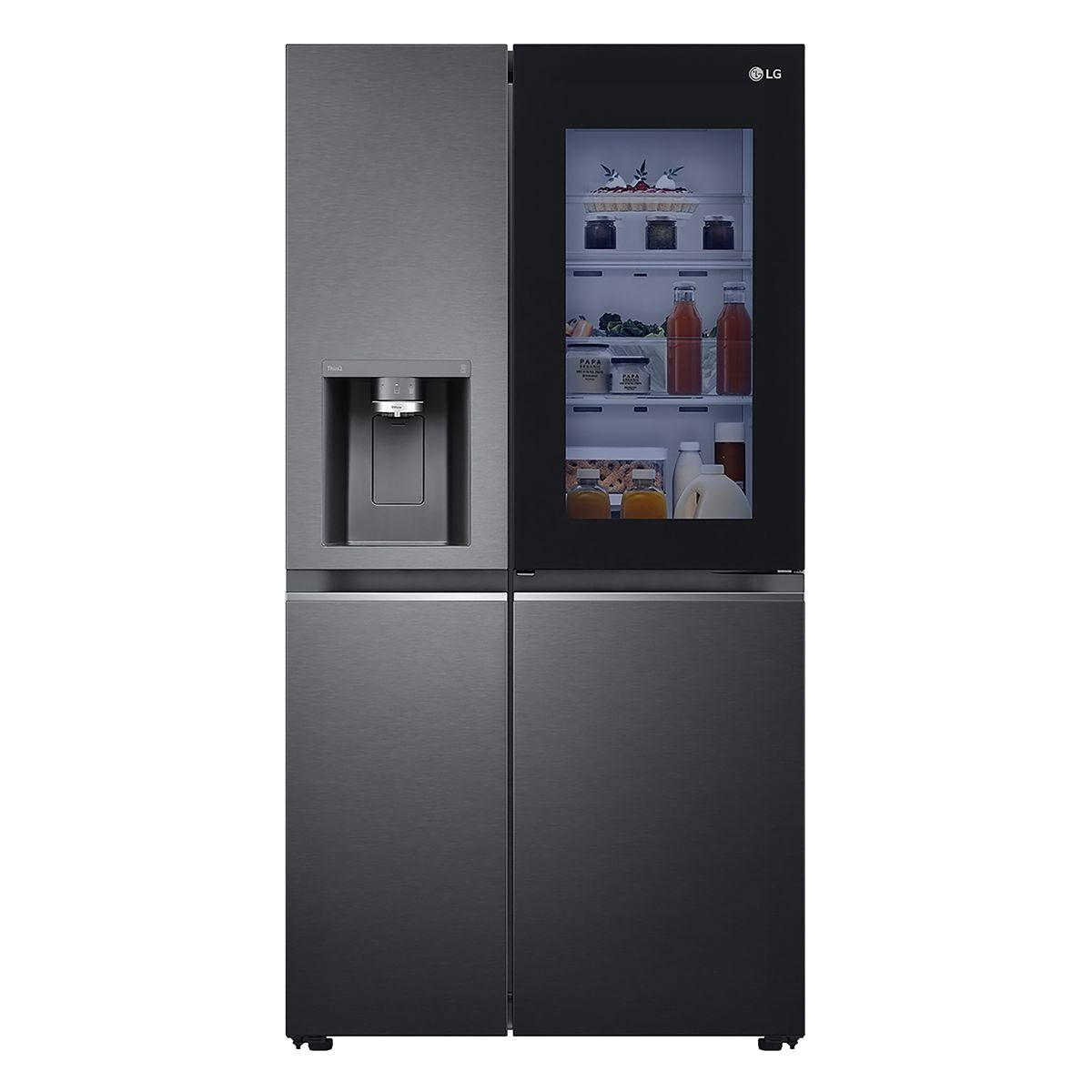 LG 617L Side by Side Fridge,InstaView Door-In-Door -GC-X257CQFS.AMCQESA