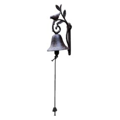 Decor Garden Wall Mounted Vintage Metal Ringing Bell Ornament - 16cm
