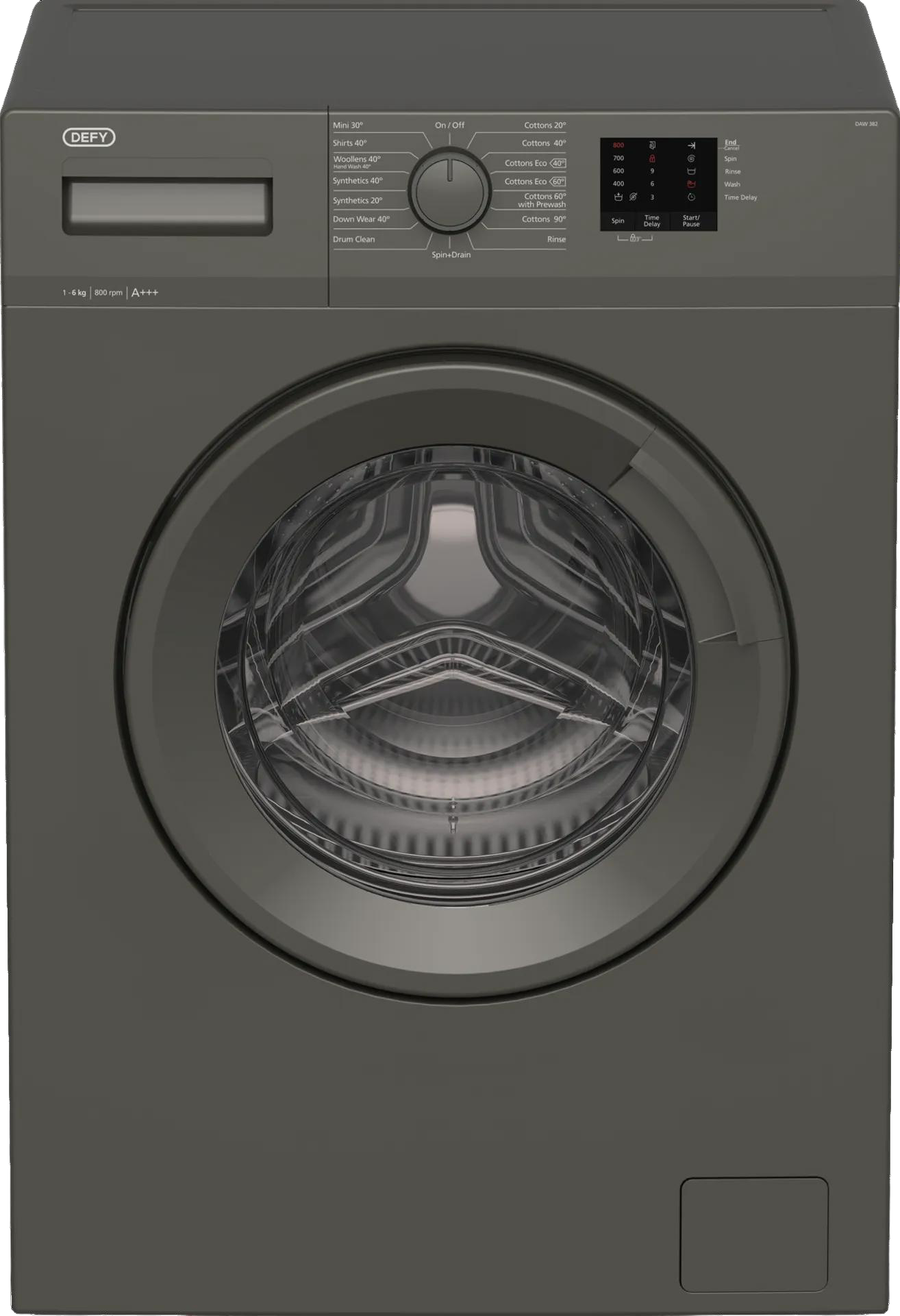 Defy 6kg Front Loader Manhattan Grey DAW382
