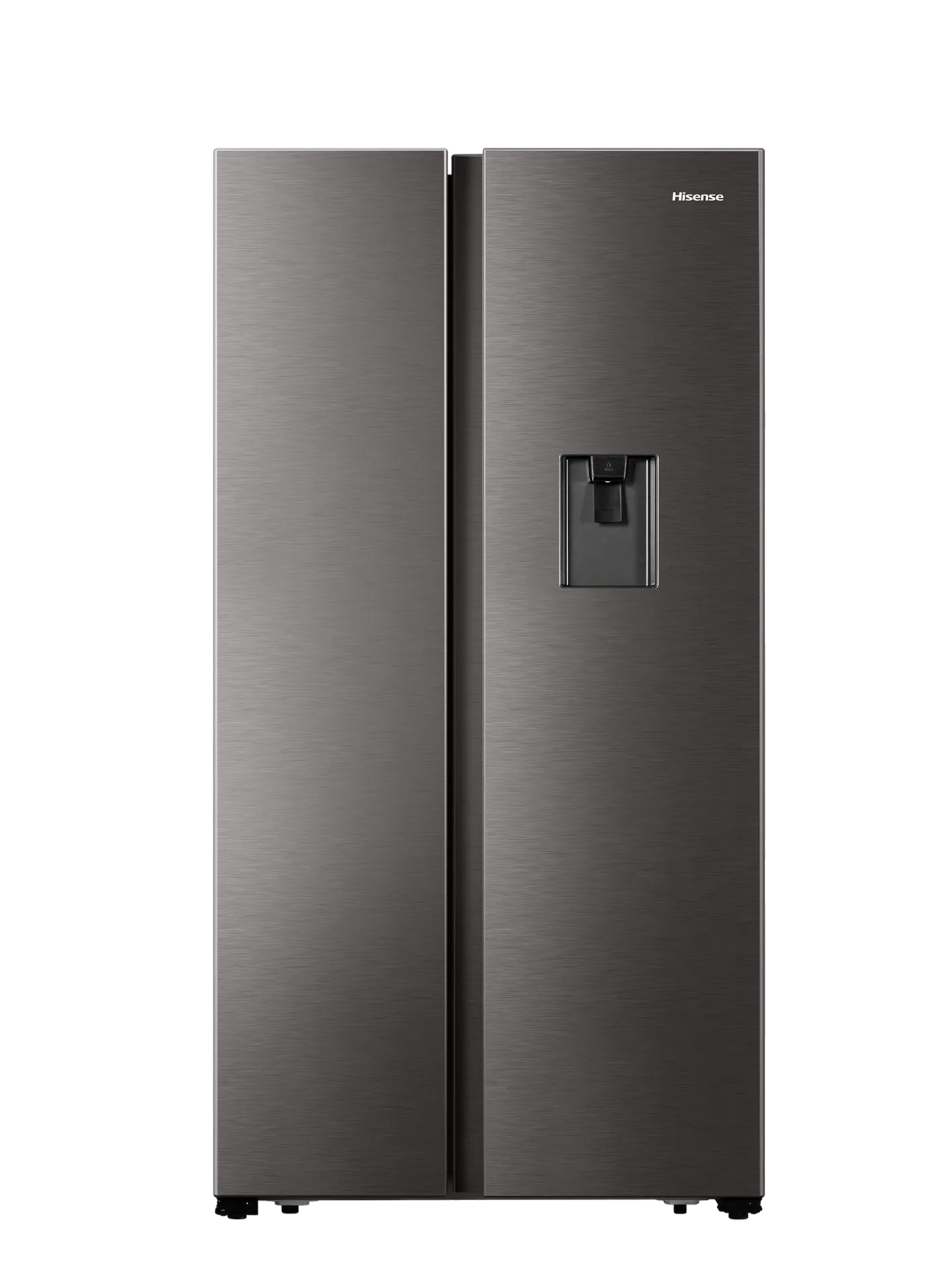 Hisense 514L Side By Side Fridge Freezer Inox H670SITWD