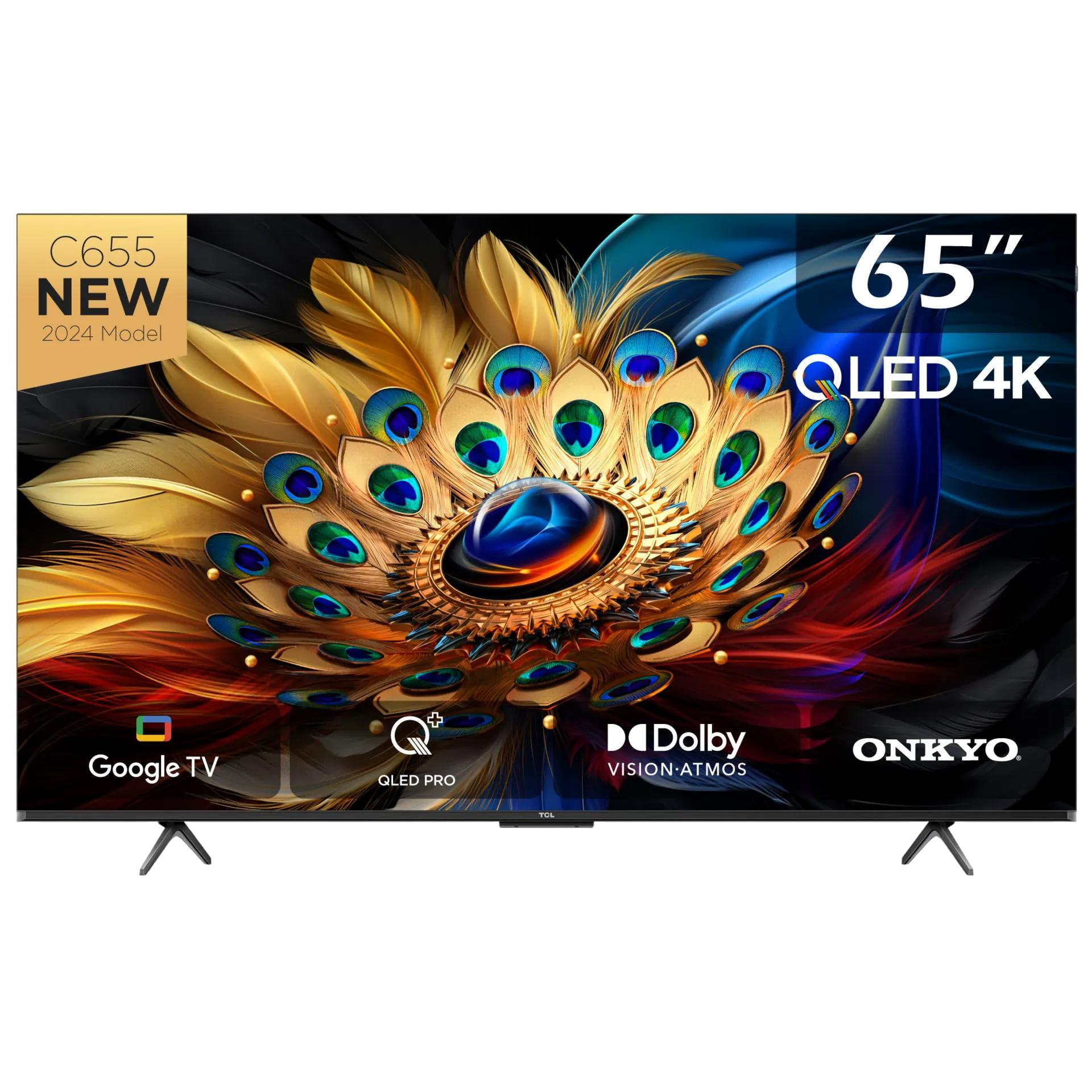 TCL 65-Inch QLED Google TV-65C655
