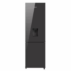 Hisense 263L Bottom Freezer Fridge with Water Dispenser-Black Mirror