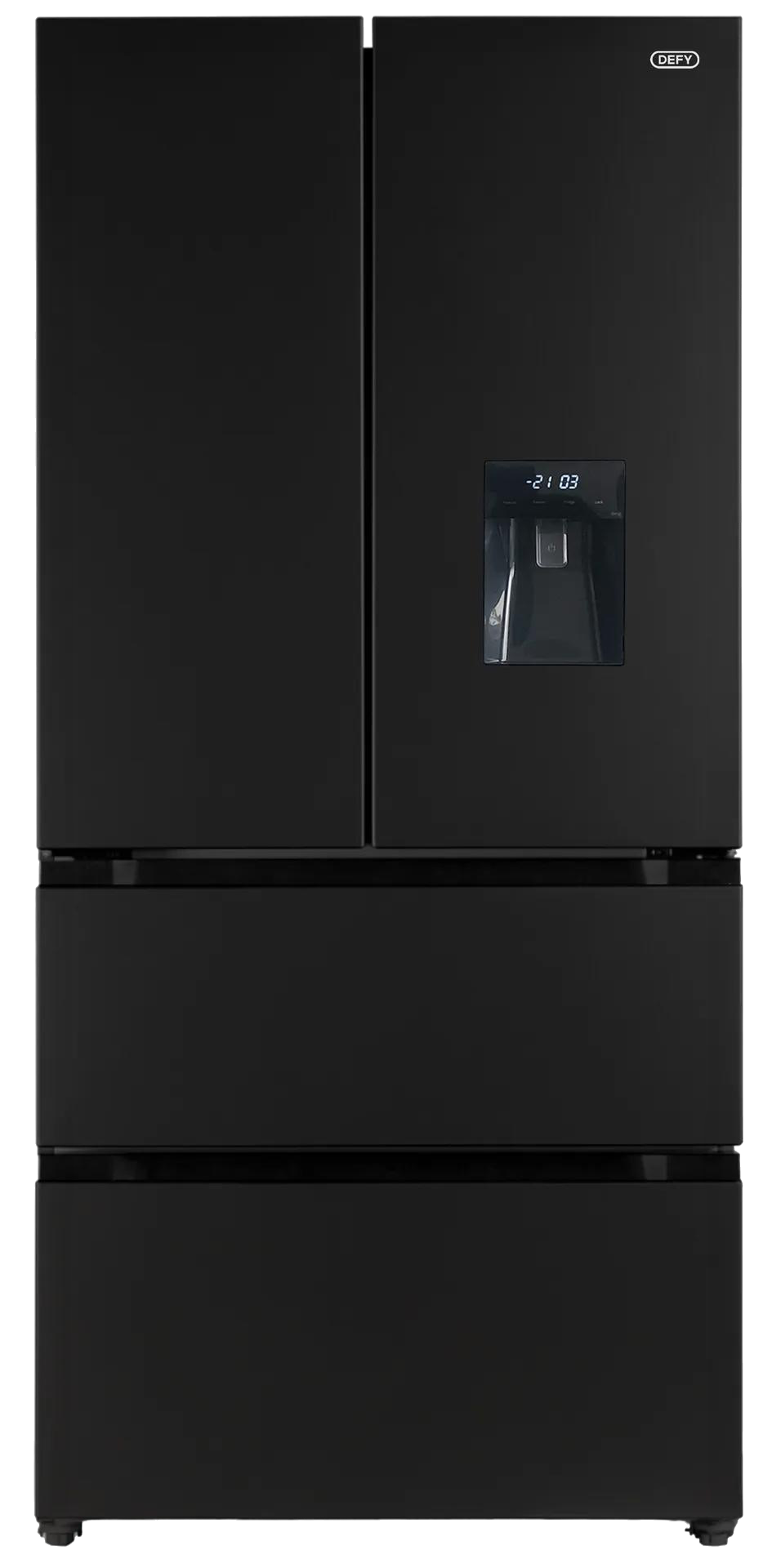 Defy 492L Onyx French Door Fridge Freezer DFF440