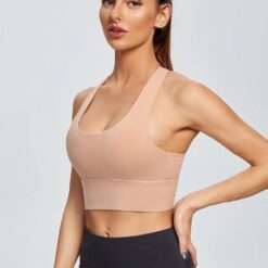 High-Impact Sports Bra for Women - Blush Pink - XL