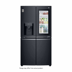 LG 889L 4 Door Instaview Side by Side Fridge-GR-X31FMQRL.AMCQESA