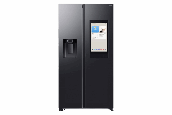 Samsung 594L AI Family Hub Side By Side Fridge with Water Dispenser RS90